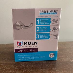 Moen stainless door hook